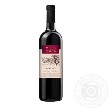 Villa Mare Casaletto Red Semi-Sweet Wine 13% 0.75l - buy, prices for MegaMarket - photo 1