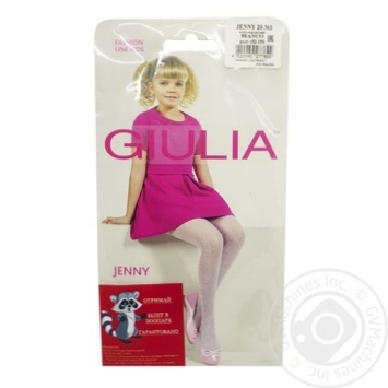 Giulia Jenny Bianco Children's Tights 20den 152/158s - buy, prices for EKO Market - photo 1