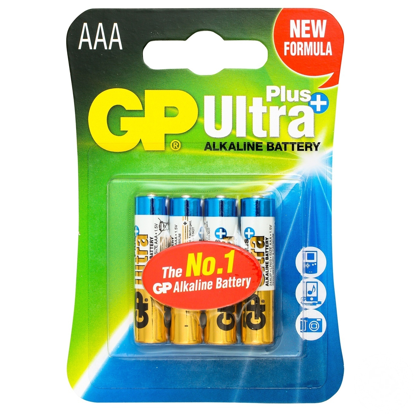 

Батарейки GP ultra plus LR3 AA 4шт