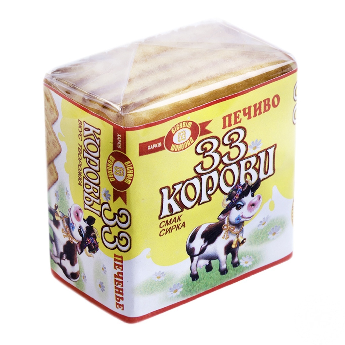 

Печенье Бисквит-Шоколад 33 Коровы вкус сырка 55г