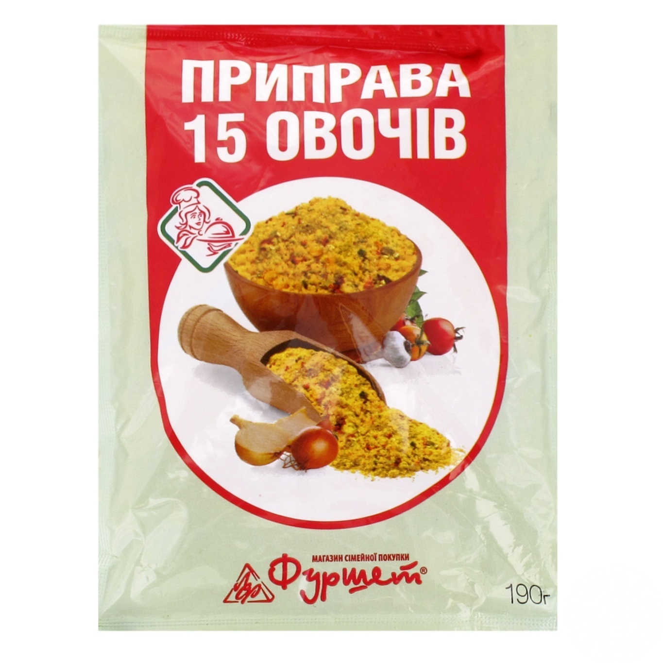 

Приправа Фуршет 15 овощей и специй 190г