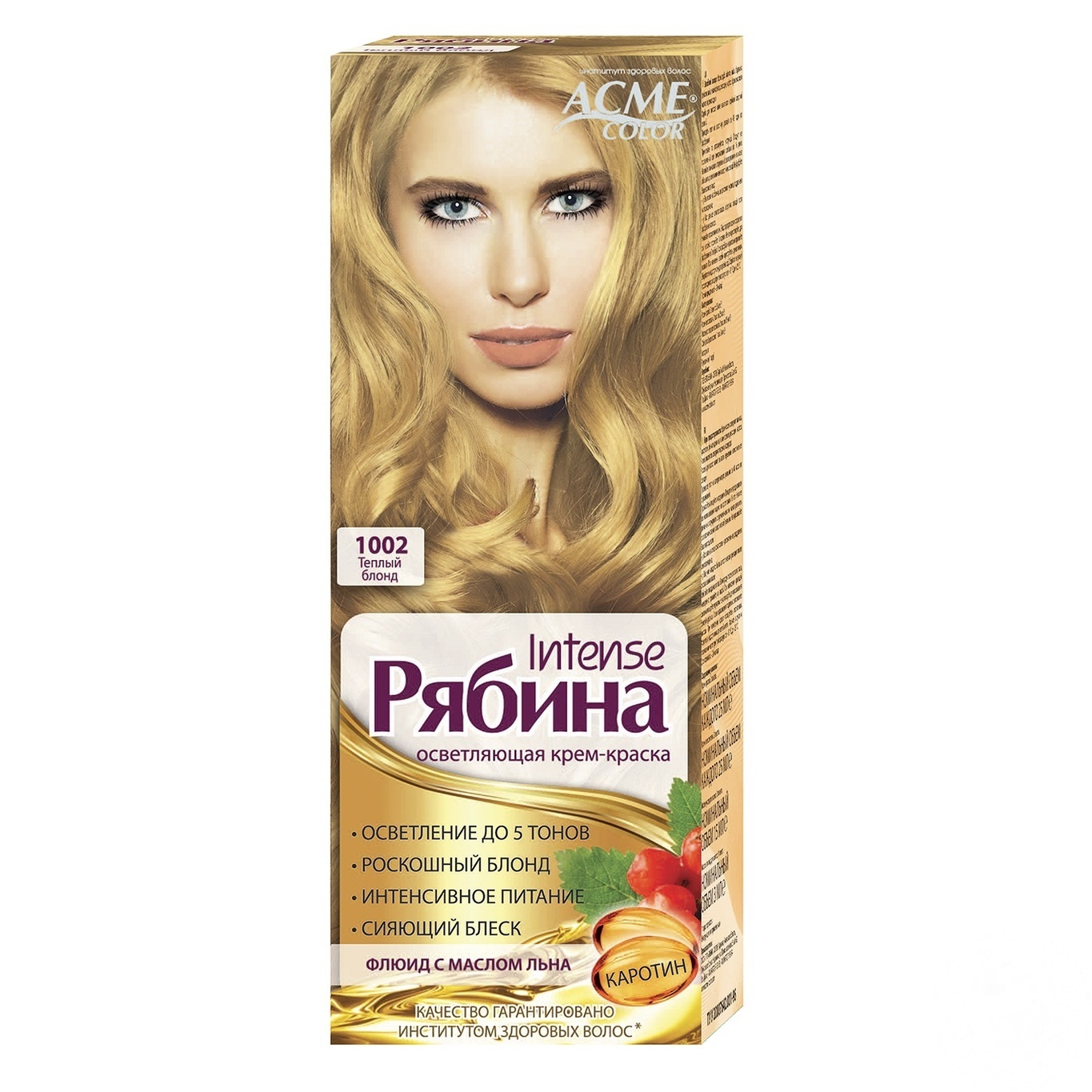 

Краска Acme-Color Рябина теплый блонд №1002