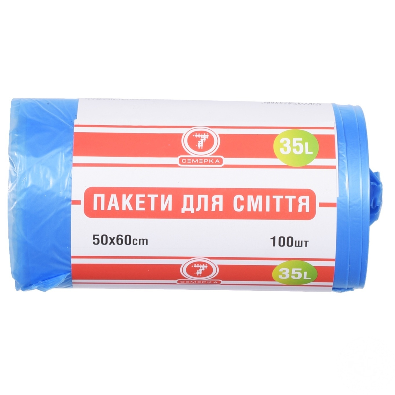 

Пакет д/сміття "7" 35 л 100 шт.