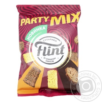 Flint Party Mix Sauces Flavored Wheat-Rye Crackers 100g - buy, prices for Auchan - photo 1