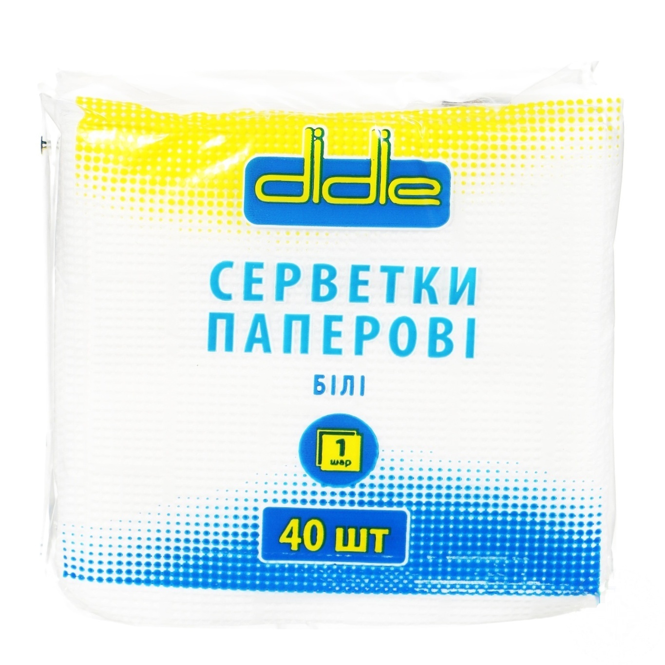 

Салфетки Didie однослойные 40шт