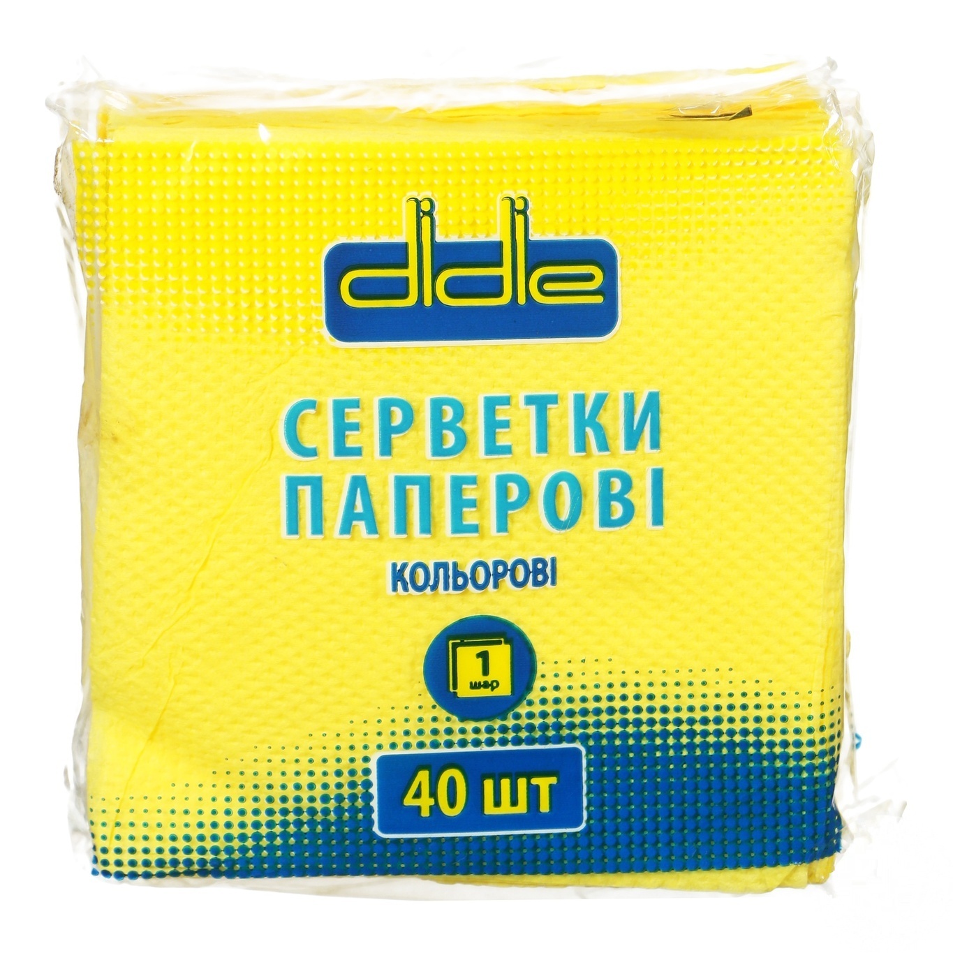 

Салфетки Didie однослойные 40шт