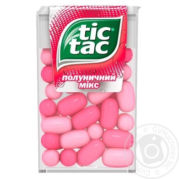 Драже Tic Tac Полуничний мікс 16г