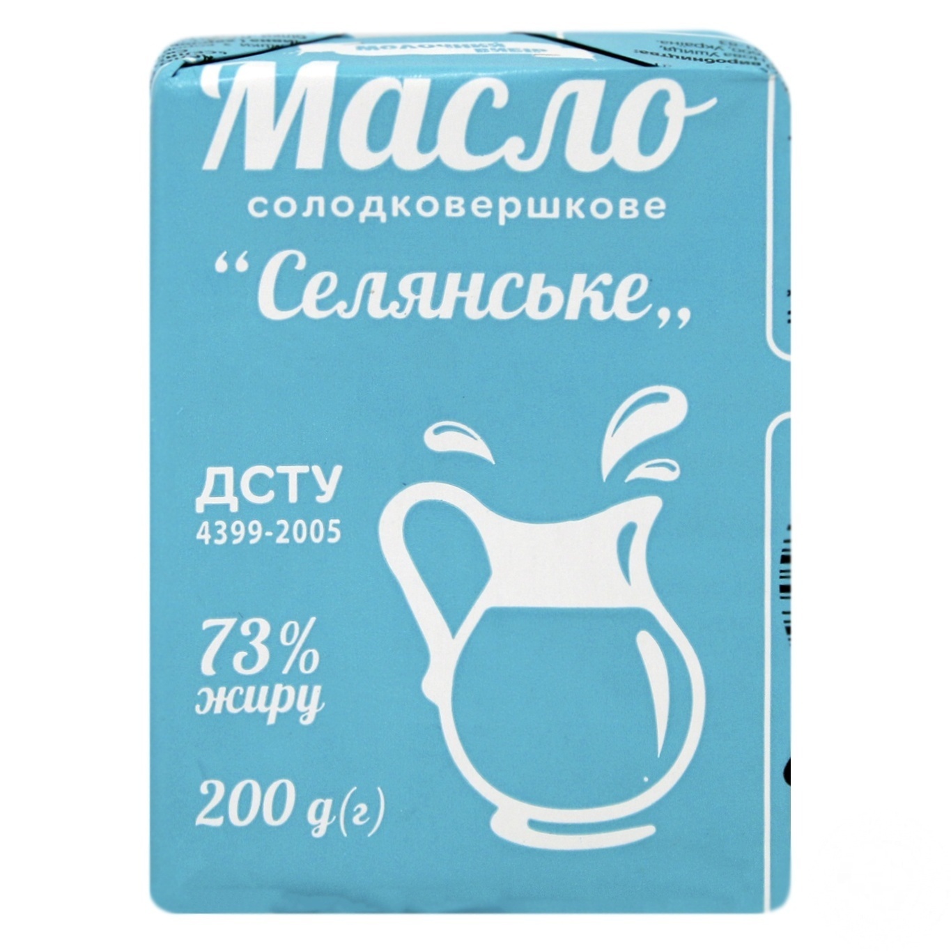 

Масло сладкосливочное Молочный выбор Крестьянское 73% 200г