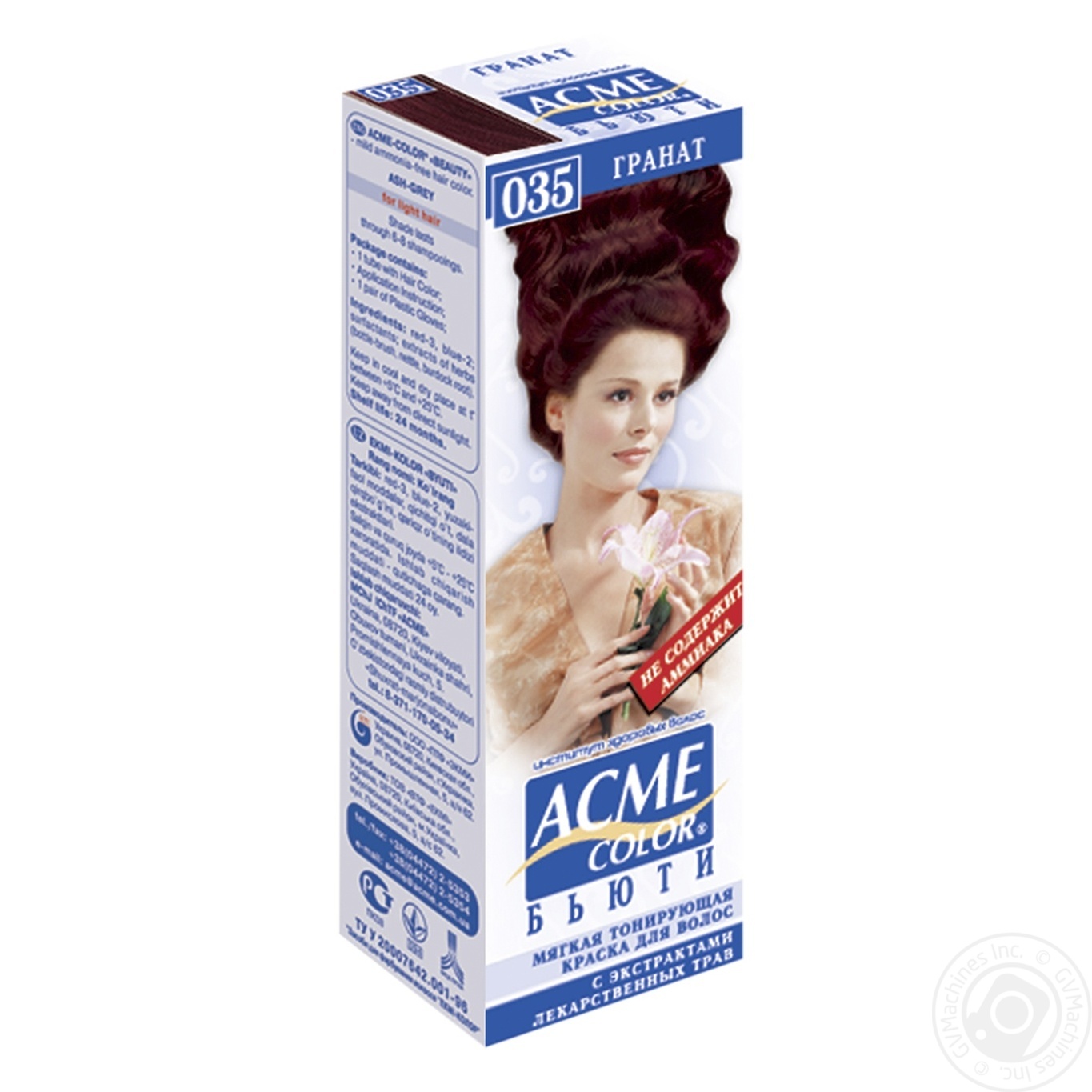 

Краска Acme-color Beauty Гранат №035