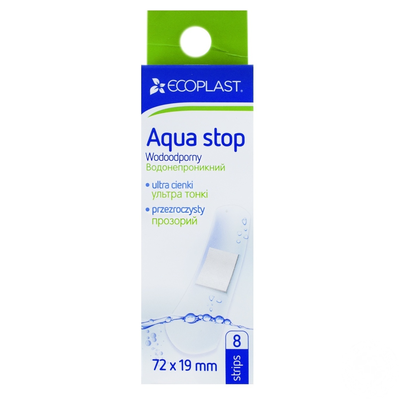 

Пластырь Ecoplast Aqua stop медицинский 8шт