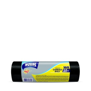 Novax Garbage Bags 160l 10pcs - buy, prices for NOVUS - photo 1