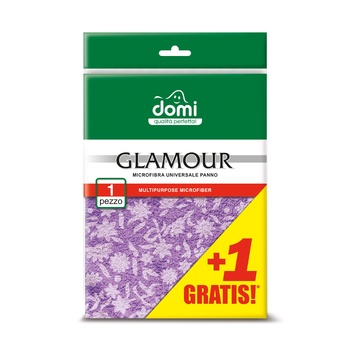 Салфетка Domi Glamour из микрофибры 35x35см - купить, цены на ULTRAMARKET - фото 1