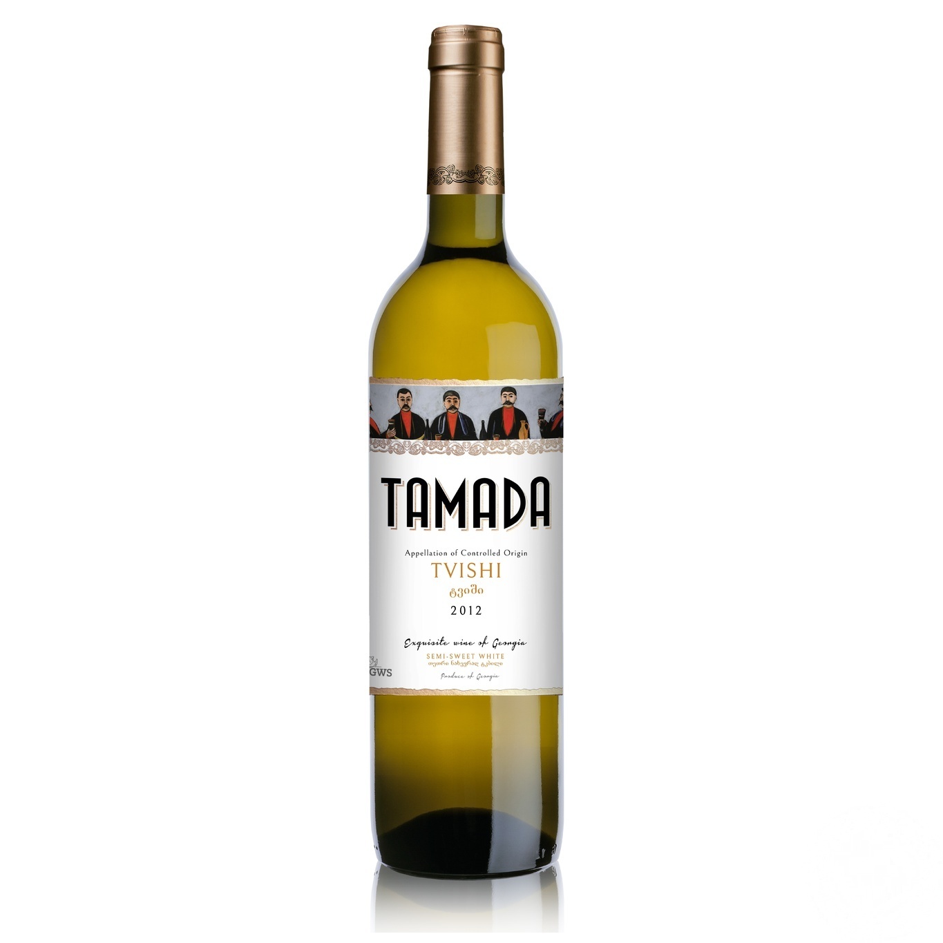 

Вино Tamada Tvishi белое полусладкое 11,5% 0,75л