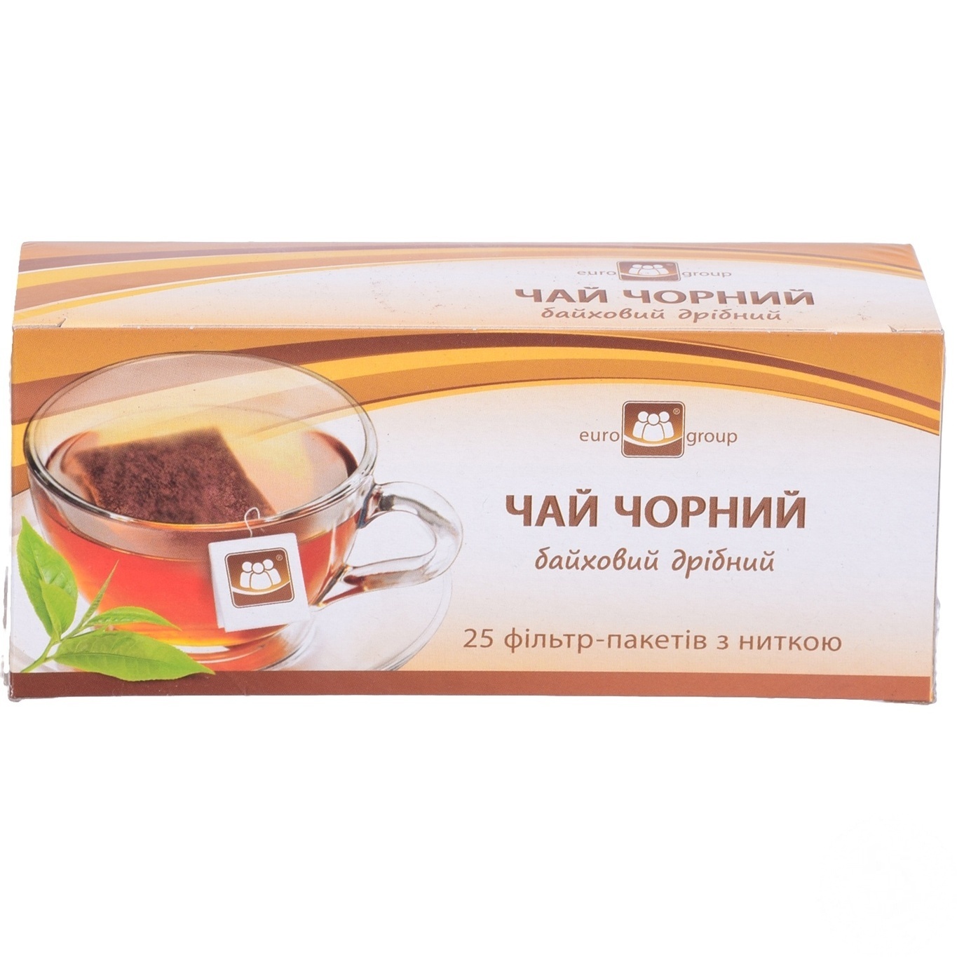 

Чай Єврогруп 25 шт. чорний байховий