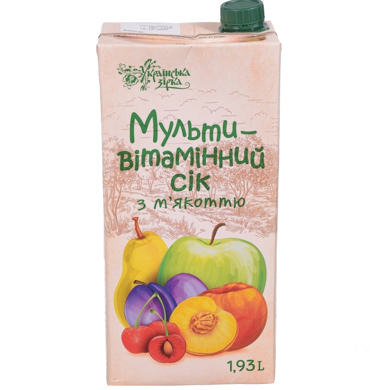 

Нектар Українська мультивитаминный с мякотью 1.93л