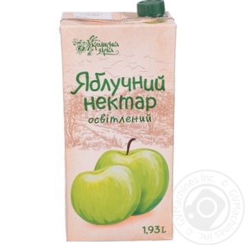 Ukrainska Zirka Apple Nectar 1.93l - buy, prices for Tavria V - photo 1