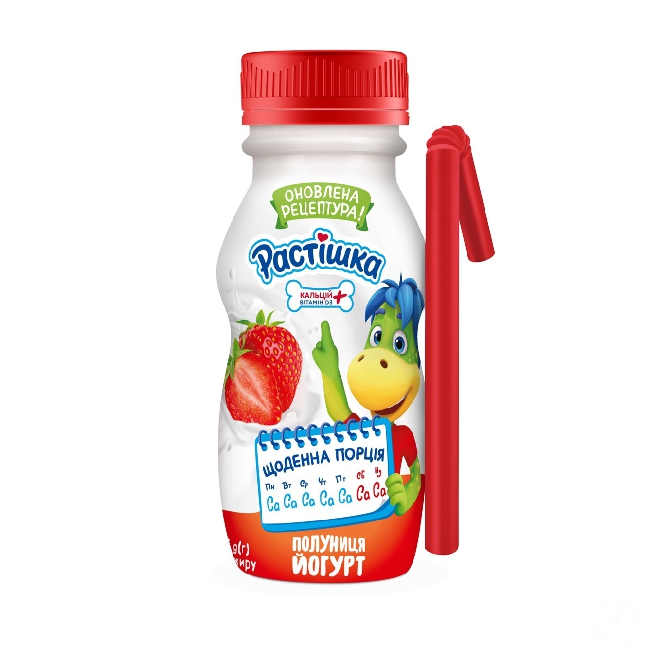 

Йогурт Danone Растишка клубника 185г