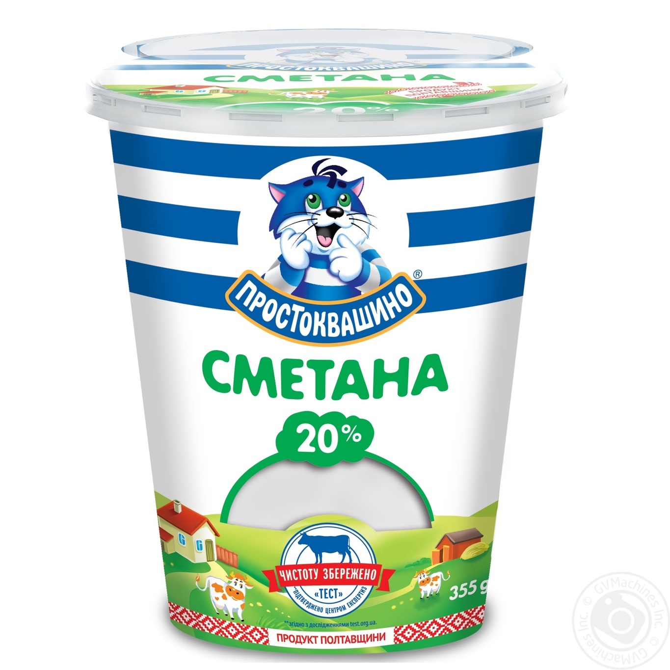 

Сметана Простоквашино 20% 355г