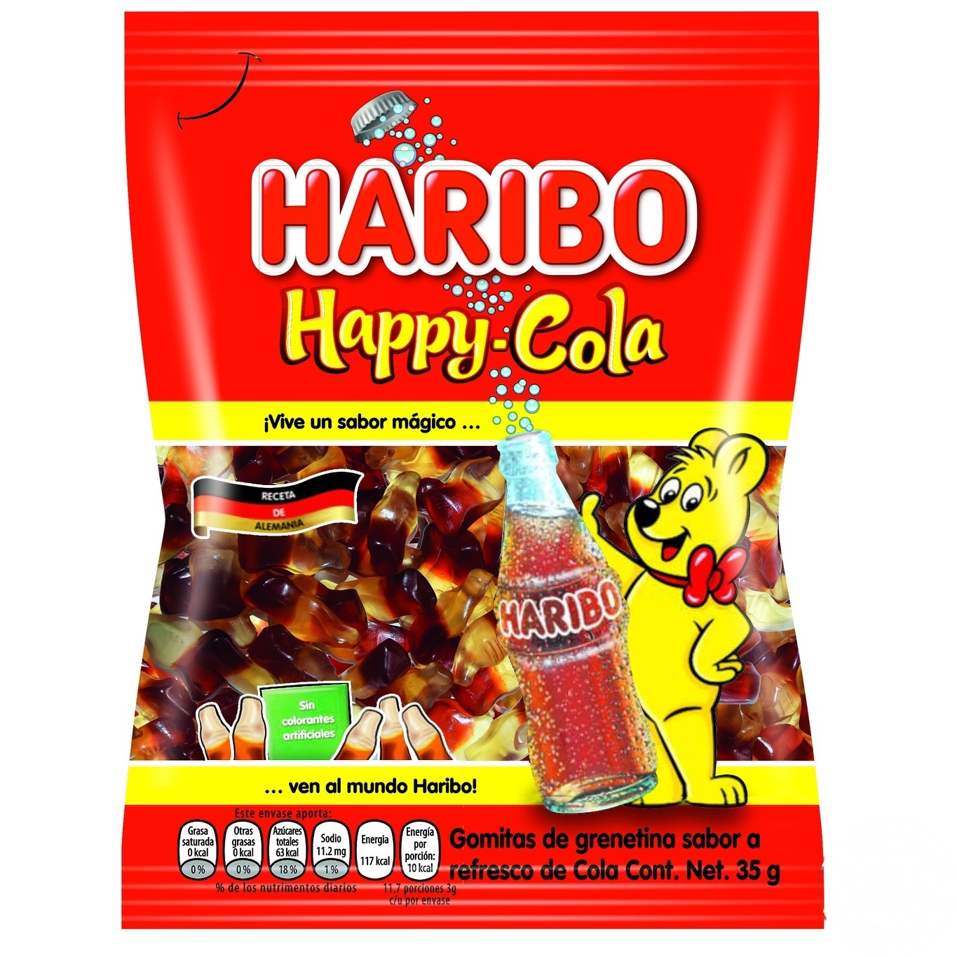 

Конфеты желейные Haribo Хэппи Кола 35г