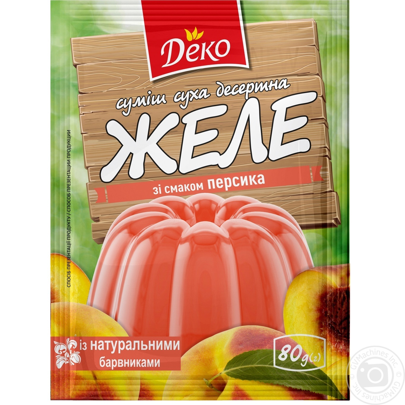 

Желе Деко со вкусом персика 80г