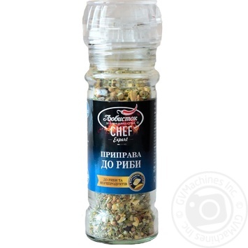 Lyubystok Chef Expert For Fish In Grinder Seasoning 60g - buy, prices for NOVUS - photo 1