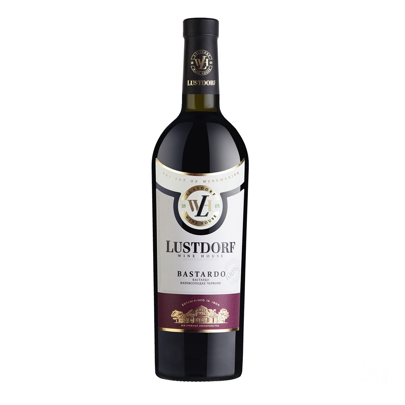 

Вино Lustdorf Premium Bastardo красное полусладкое 9-13% 0,75л