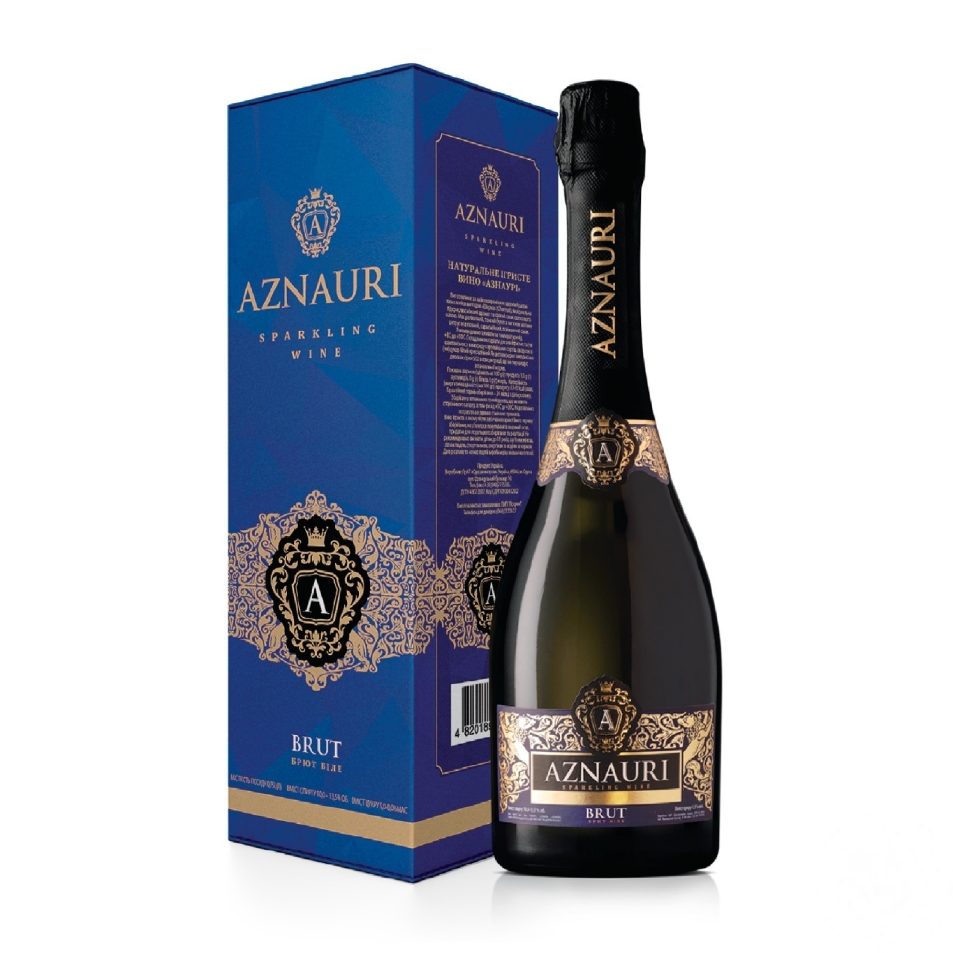 

Вино игристое Aznauri Brut 0,75л в коробке