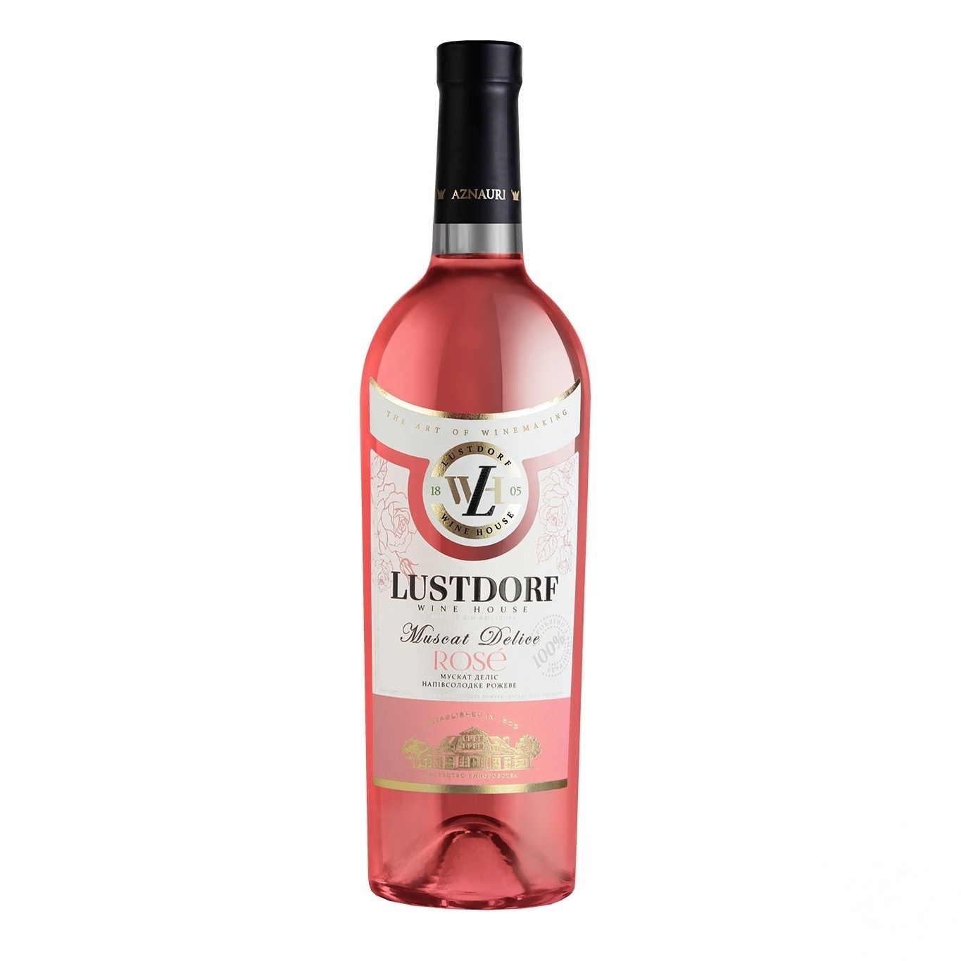

Вино Lustdorf Wine House Muscat Delice розовое полусладкое 9-13% 0,75л