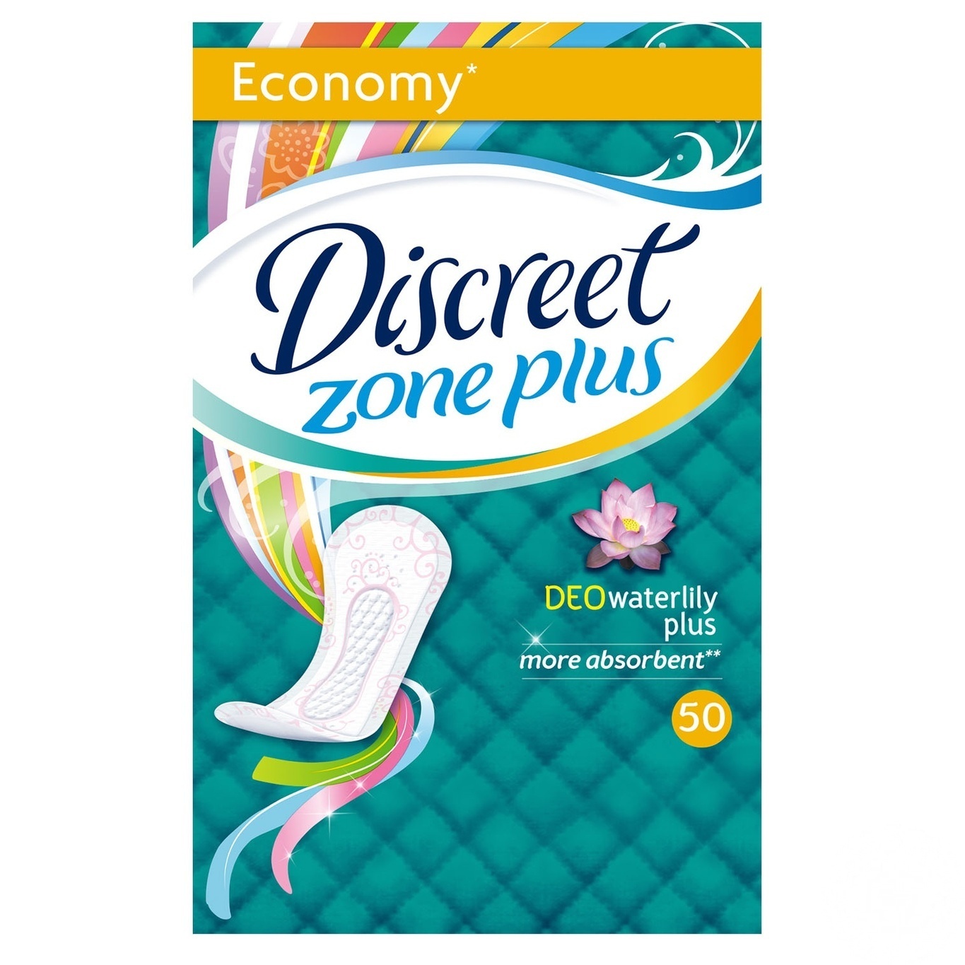 

Прокладки ежедневные Discreet Water Lily Deo 50шт