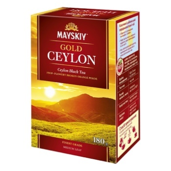 Mayskiy Gold Ceylon black tea 180g - buy, prices for METRO - photo 1