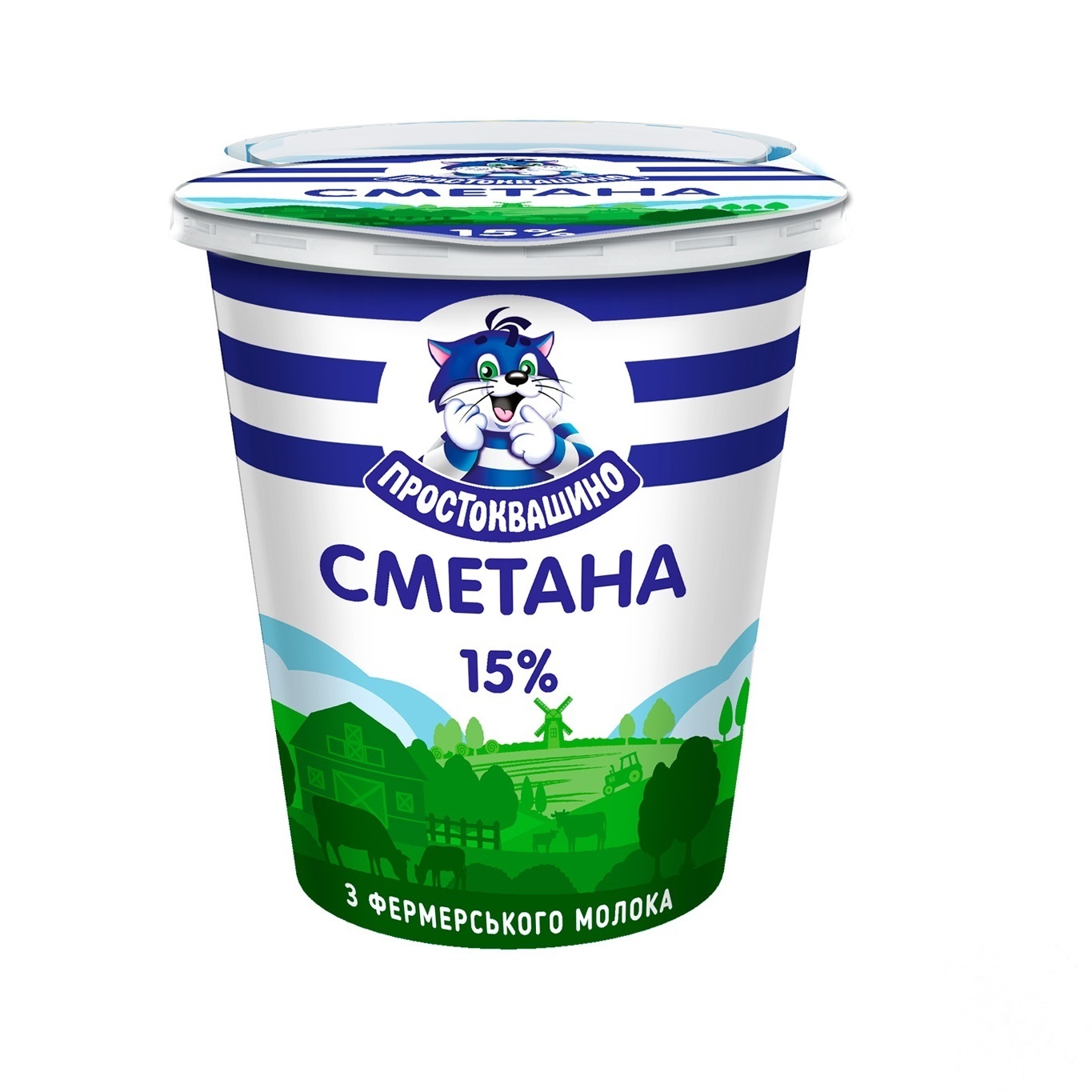 

Сметана Простоквашино 15% 325г