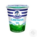 Сметана Простоквашино 10% 350г