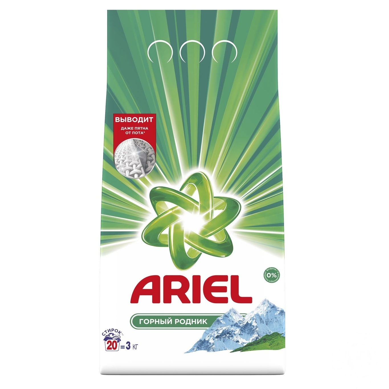 

Стиральный порошок Ariel Горный родник автомат 3кг