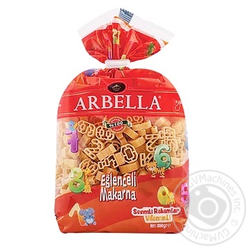 Макароны Arbella Цифры детские 350г - купить, цены на Чудо Маркет - фото 1