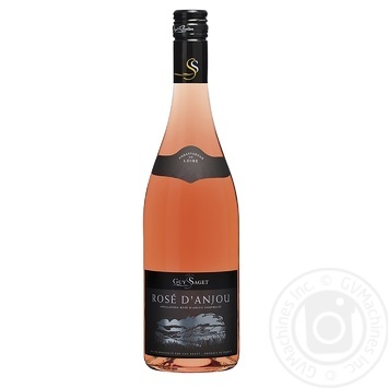 Guy Saget Rose D’anjou Rose Semi-Dry Wine 10.5% 0.75l - buy, prices for Supermarket "Kharkiv" - photo 1