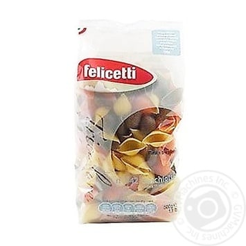 Макаронные изделия Felicetti Conchiglie Tricolore 500г - купить, цены на Восторг - фото 1