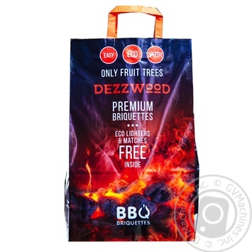 Брикети BBQ Briquettes деревні 3кг