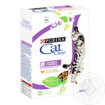 Purina Pro Plan Cat Chow Dry Food For Removing Hairballs In Cats 400g