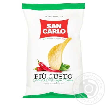 Chipsi San Carlo Piu Gusto 150g mint and chili - buy, prices for Vostorg - photo 1