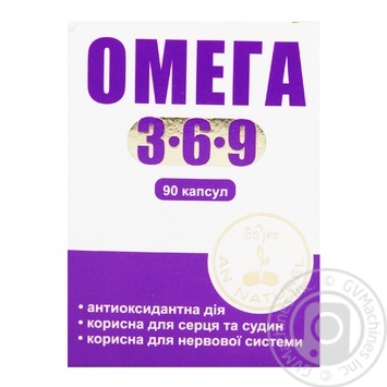 En Jee An Naturel Omega 3-6-9 Dietary Supplement 1000mg 90pcs - buy, prices for Tavria V - photo 1