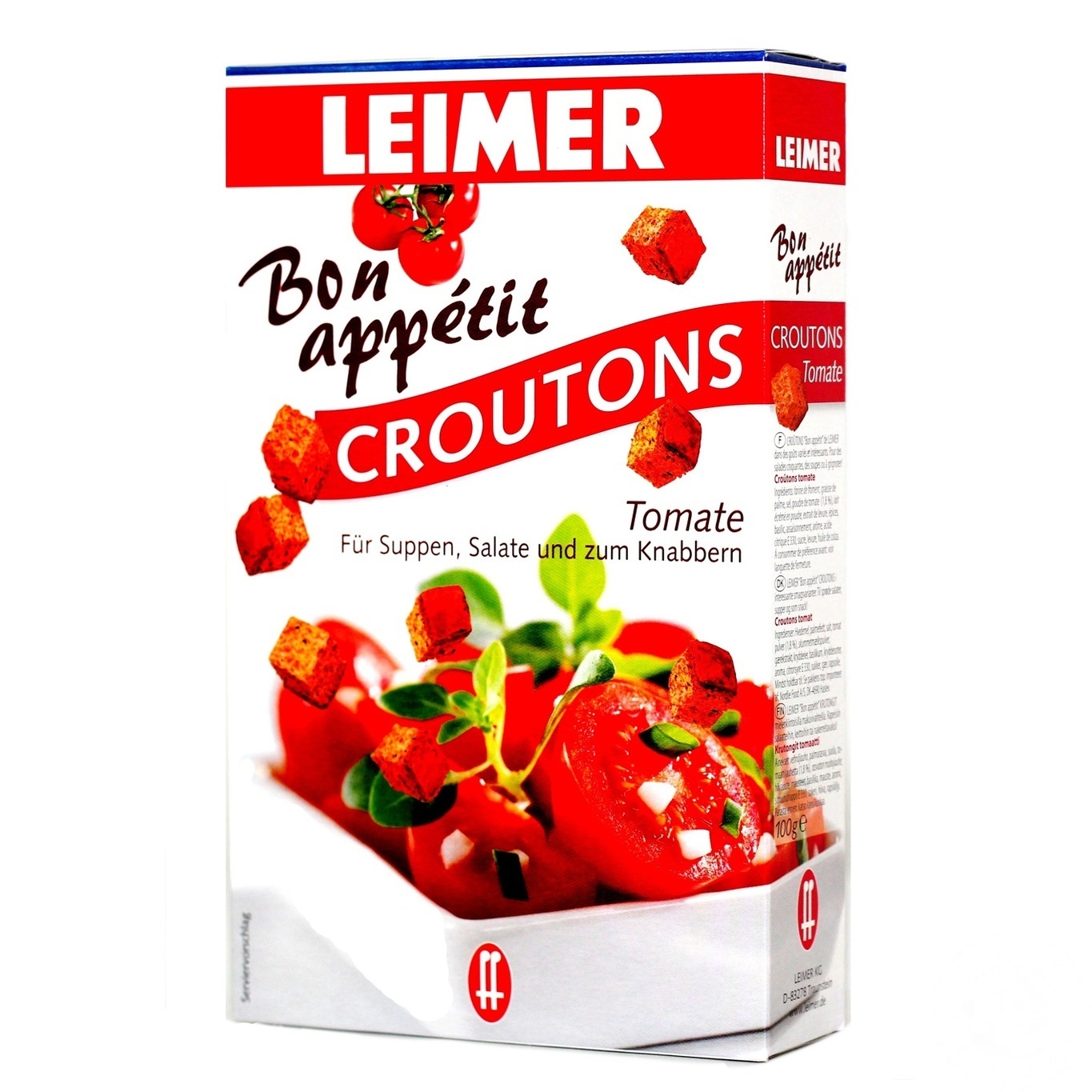 

Сухарики Leimer Croutons со вкусом томата 100г