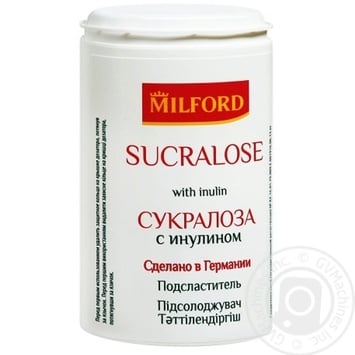 Замінник цукру Milford Сукралоза з інуліном (таблетки) 370шт - купити, ціни на Восторг - фото 1