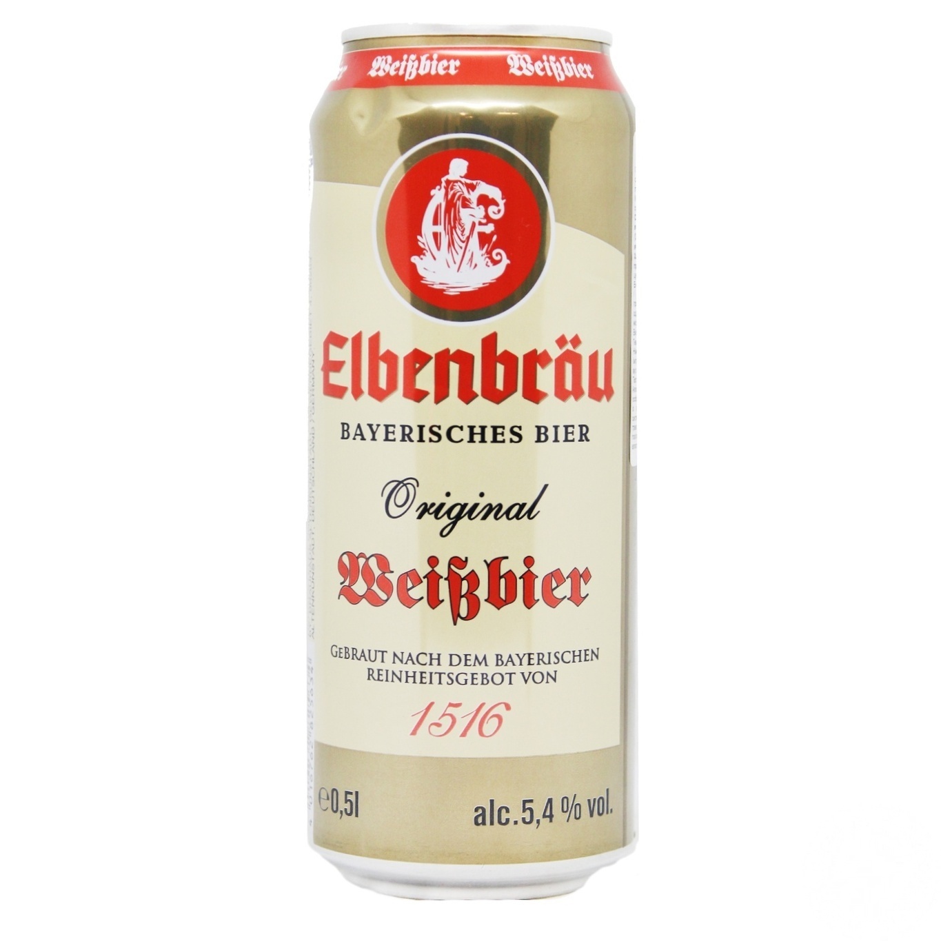 

Пиво пшеничное Elbenbrau original weissbier нефильтрованное 5.4% 0.5л