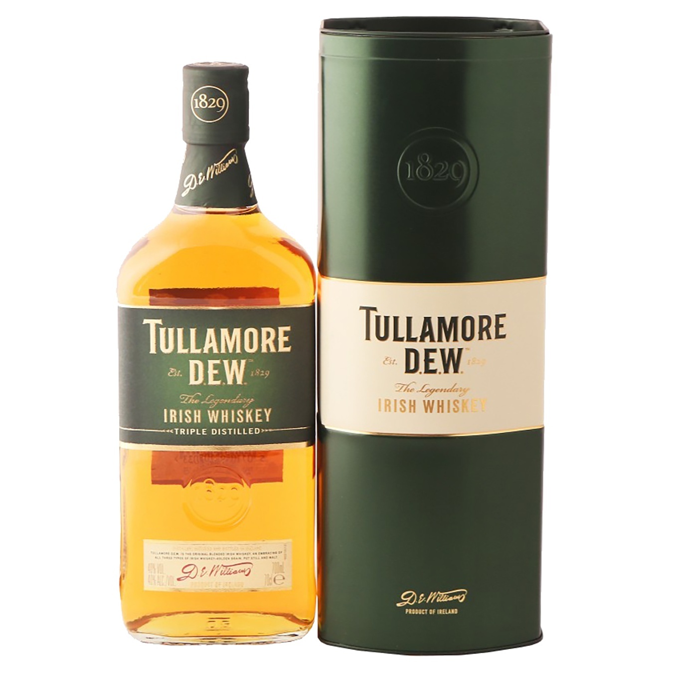 

Виски Tullamore Dew 40% 0,7л в металлической коробке