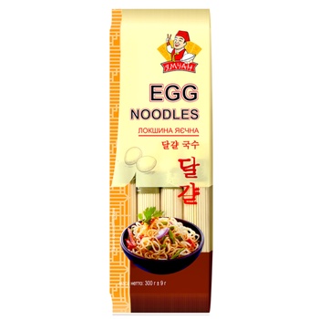 Yamchan Egg Noodles 300g - buy, prices for Supermarket "Kharkiv" - photo 1