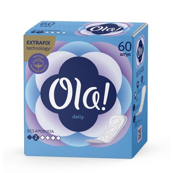 Ежедневные прокладки Ola! Daily 60шт - купить, цены на Auchan - фото 1