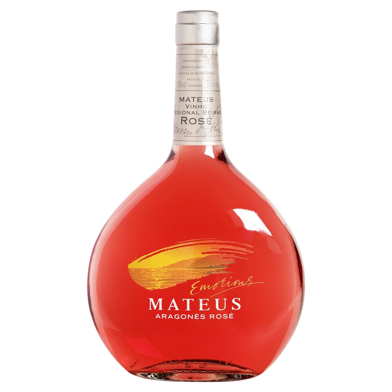 

Вино Sogrape Vinhos Mateus Aragognes Rose розовое полусладкое 10.5% 0.75л