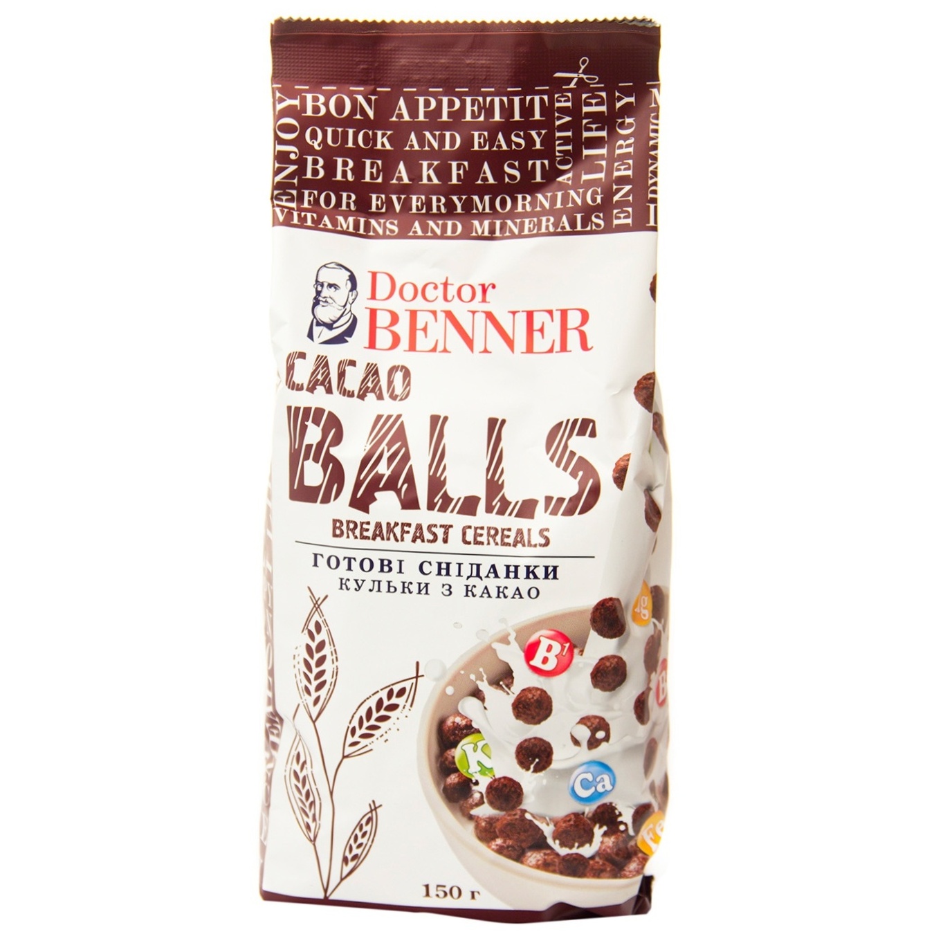 

Завтраки готовые Dr.Benner Cacao Balls 150г