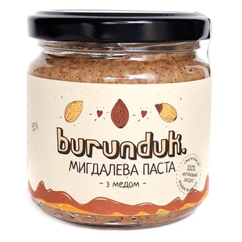 Паста мигдалева Burunduk 180г - купити, ціни на - фото 1