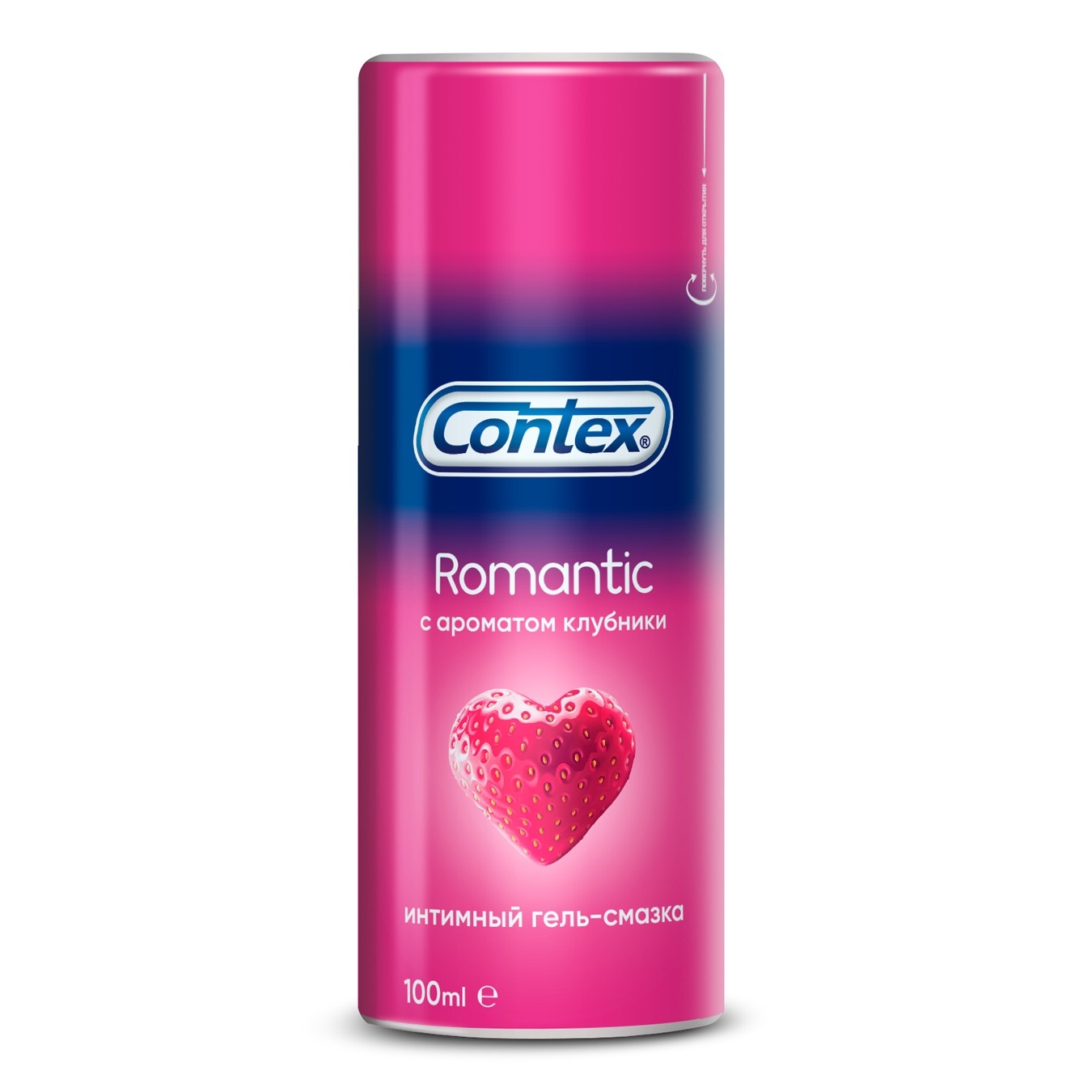 

Гель-смазка Contex Romantic с ароматом клубники 100мл